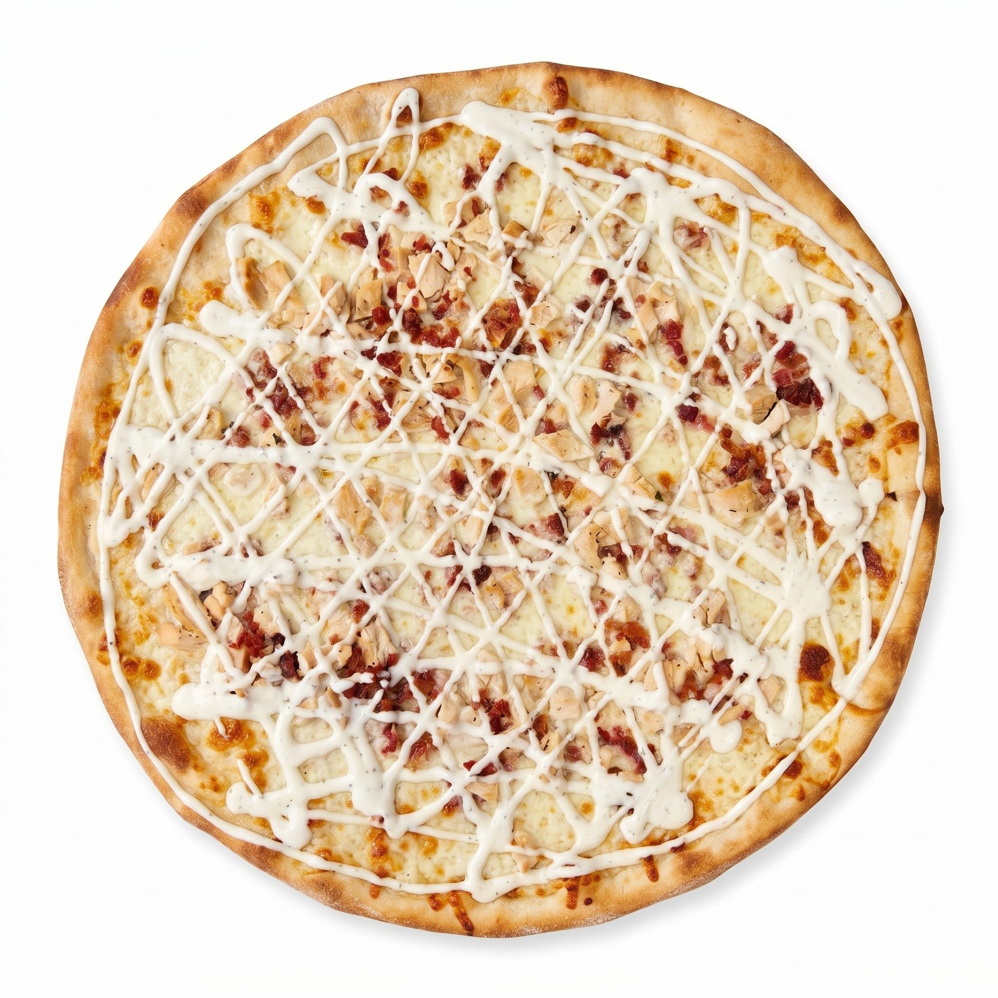 Chicken, Bacon & Ranch Pizza.